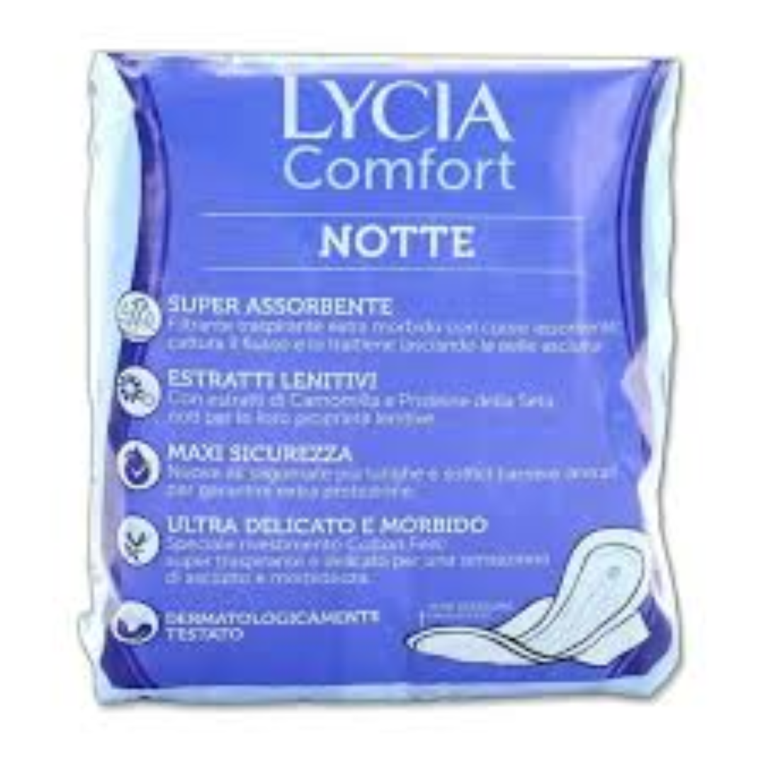 LYCIA SANITARY PADS NIGHT 10'S